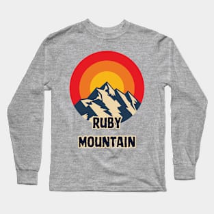 Ruby Mountain Long Sleeve T-Shirt